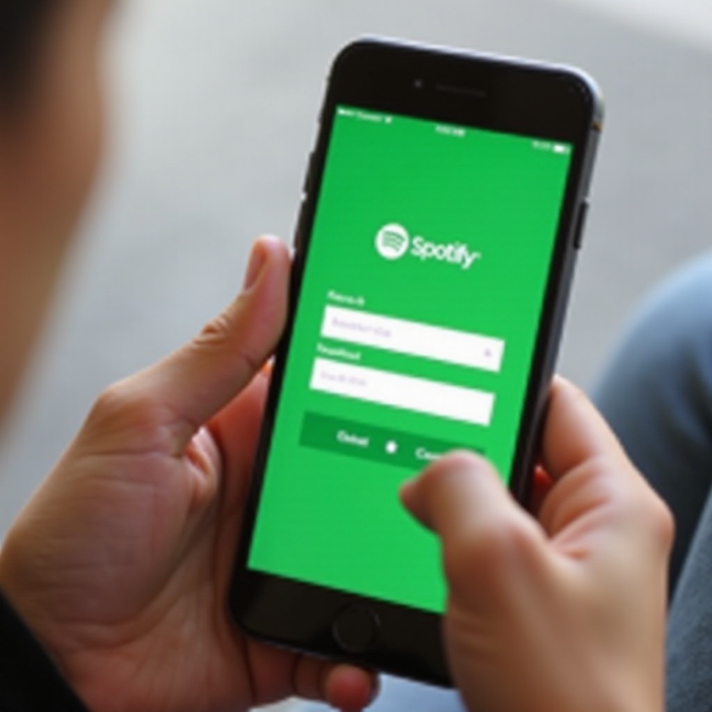 how to log in to spotify on another phone