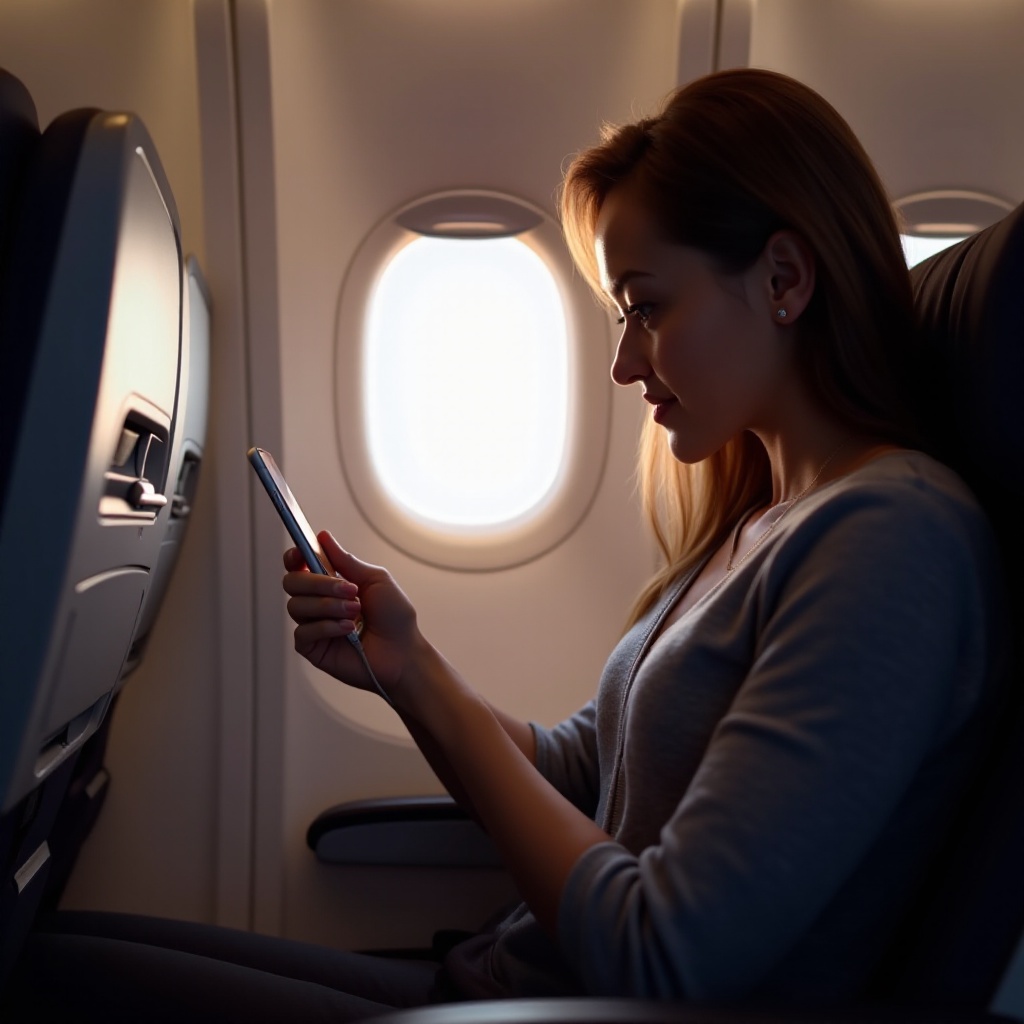 how to charge phone faster on long flights