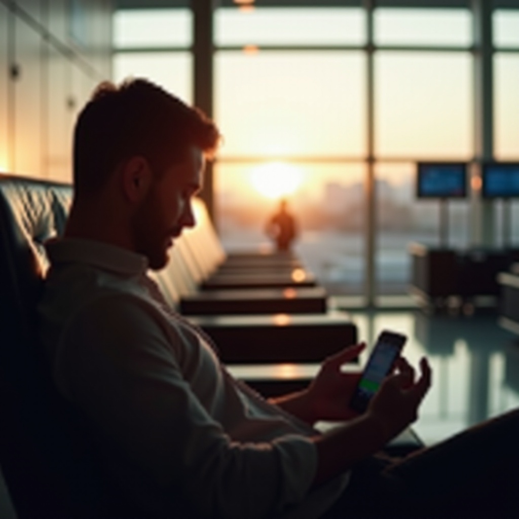 how to charge phone faster on long flights