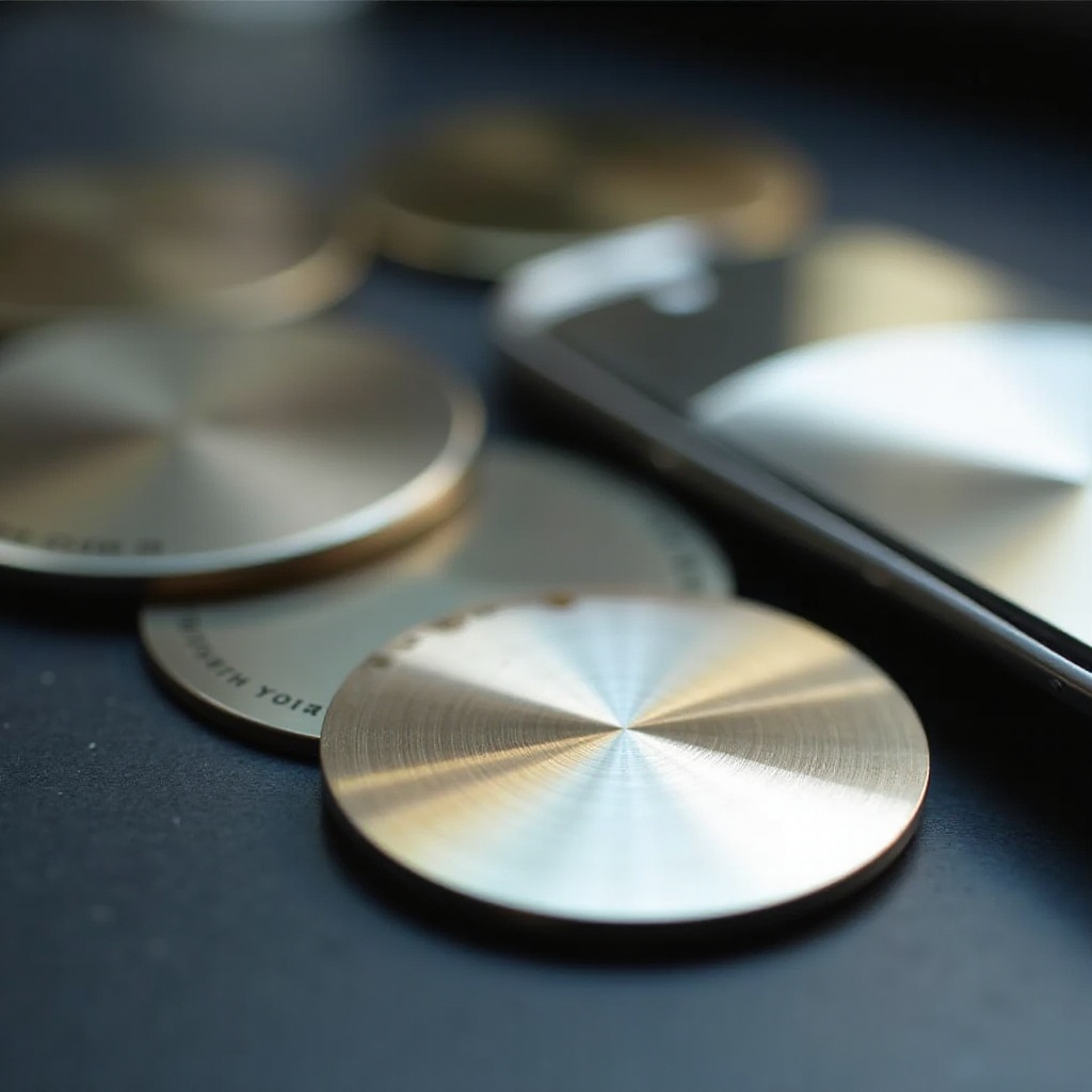 metal plate disk for magnetic car phone holder